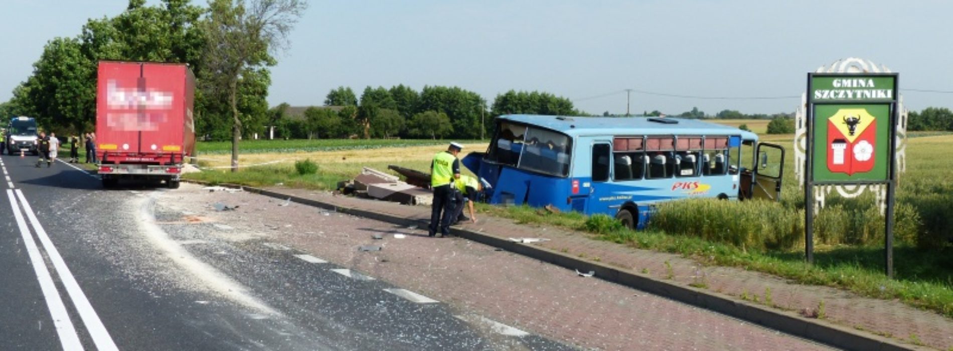 NIEUMYŚLNE SPOWODOWANIE KATASTROFY – ZARZUT DLA KIEROWCY CIĘŻARÓWKI